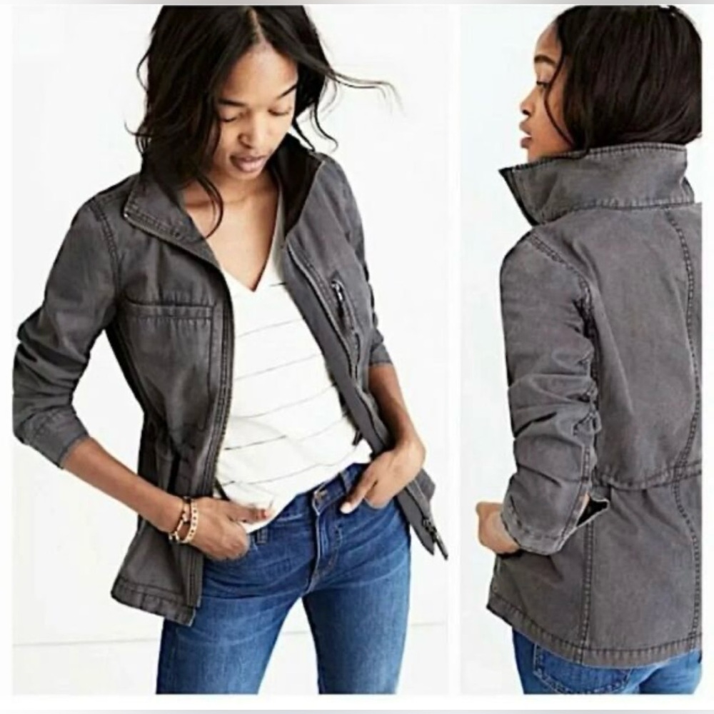 Madewell Women's Charcoal Utility Jacket